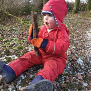 Jonty with stick Jonty with stick